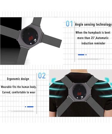 Smart Posture Corrector Belt - Improve Posture & Alleviate Pain for Men & Women | Vibration Support & Spine Relief - Buy Online on GoSupps.com
