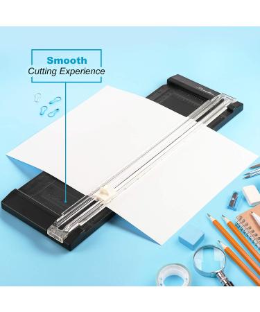 Swingline 12 Inch Titanium Paper Cutter for Scrapbooking - Manual Trimmer with Security Safeguard & Side Ruler - Portable Straight Edge Cutter for Crafts, Photos & Cards - Buy Online on GoSupps.com