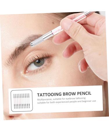 Outanaya 10pcs Crystal Eyebrow Pencil Brow Pen Microblade Needle Holder Lip Microblading Pen Abs - Buy Online on GoSupps.com