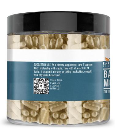 Earthborn Elements Bacopa Monnieri 200 Capsules Pure & Undiluted No Additives 200 Count (Pack of 1) - Buy Online on GoSupps.com