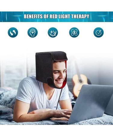 LED Red Light Therapy Hat 215Pcs Leds 660Nm & 850Nm Near Infrared LED Therapy Device for Hair Loss Promote Hair Fast Regrow Care Cap for Men and Women - Buy Online on GoSupps.com