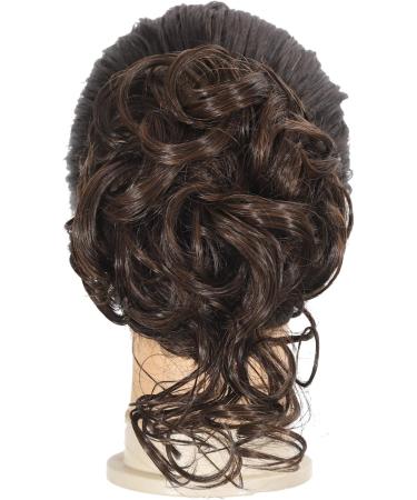 Claw Messy Bun Hair Clip | Wavy Curly Chignon Updo Hairpiece | Synthetic Ponytail for Women and Girls - Buy Online on GoSupps.com