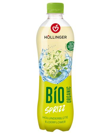 H LLINGER Bio Spritz Fleur de Sureau boisson p tillante biologique v gane bouteille PET 500 ml