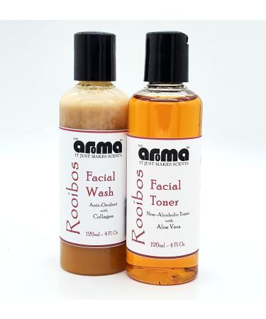 Rooibos Toner for Sensitive Skin | Purifies & Calms | Aloe Vera & Witch Hazel | Cruelty-Free Vegan Paraben-Free - Buy Online on GoSupps.com