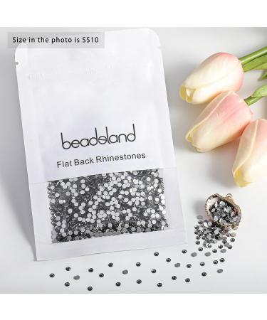 Shop Beadsland 1440 Flat Back Rhinestones SS10 Nail Crystals (Anthracite 2.7-2.8mm) for Stunning Nail Art | International Shipping Available - Buy Online on GoSupps.com