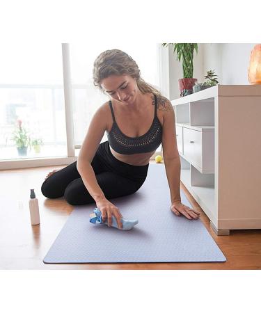 IUGA Non Slip Yoga Mat Eco Friendly with Carrying Strap - Thick Exercise Mat for Yoga, Pilates, Fitness - 72 x 24 x 6mm - Gray - Buy Online on GoSupps.com