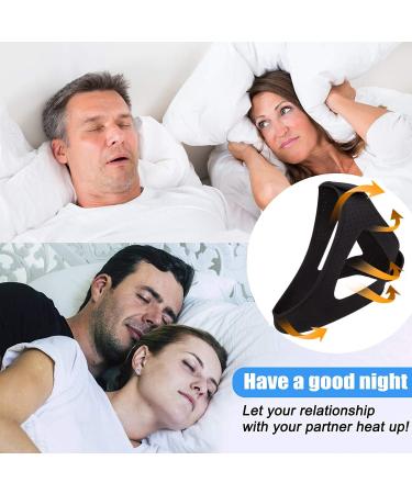 KELIHAWK Anti Snoring Chin Strap - Snoring Solution for Men & Women - Stop Snoring and Sleep Better - Black - Buy Online on GoSupps.com