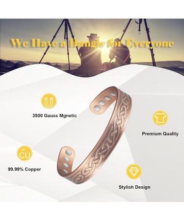 Shop Copper Bracelets for Men & Women - Vintage Adjustable Magnetic Jewelry | Pure Copper | International Shipping - Buy Online on GoSupps.com