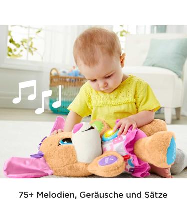 Fisher-Price Learning Fun Dog Friend | Interactive Speaking & Singing Toy for Babies 6 Months+ | Educational Gift for Boys & Girls | German Speaking Dog (FPP53) - Buy Online on GoSupps.com