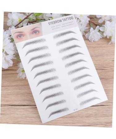 Angoily 2pcs 3d Eyebrow Stickers Suits Imitation Eyebrow Mold Kit Artificial Eyebrow Make up The Lazy Woman - Buy Online on GoSupps.com