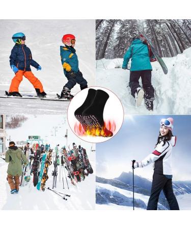 Shop Heated Socks - Thermal & Magnetic Foot Warmers for Winter | 2 Pairs - White & Red - Buy Online on GoSupps.com