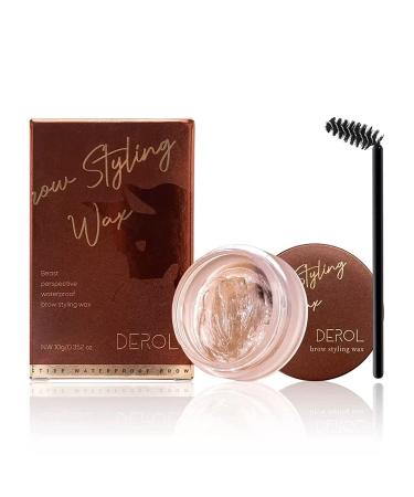 Clear Eyebrow Gel Professional Brow Gel with Brush Eyebrow Wax Kit for Shaping and Defining  Long-Lasting and Secure Hold