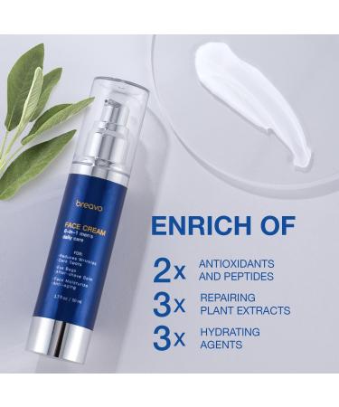 6 in 1 Face Cream for Men: 6 in 1 Mens Face Moisturizer Mens Face Cream Anti Aging - Eye Bags Treatment & Wrinkle Cream for Men 1.7 oz 1.7 Fl Oz (Pack of 1) - Buy Online on GoSupps.com