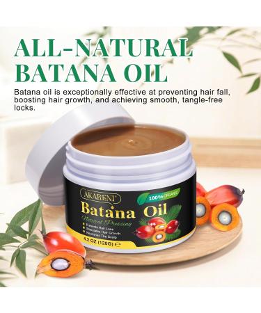 Batana Oil for Hair Growth.100% Raw Batana Oil-4.2 OZ Organic Batana Oil from Honduras-Prevent Hair Loss Promote Hair Thickness- Hair Care for Women & Men - Buy Online on GoSupps.com