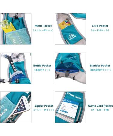 TRIWONDER Hydration Pack Water Backpack 5.5L - Light Blue 5L Hydration Vest for Trail Running, Cycling, Hiking - Includes 1.5L Water Bladder - Buy Online on GoSupps.com