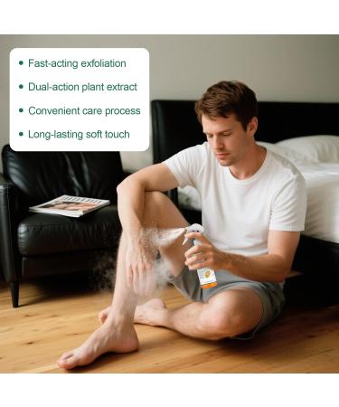  Yabauuop Foot Exfoliating Spray - Cracked Feet Spray 100ml - Moisturizing Pedicure Solution for Corns Dry Cracks Heels - Buy Online on GoSupps.com