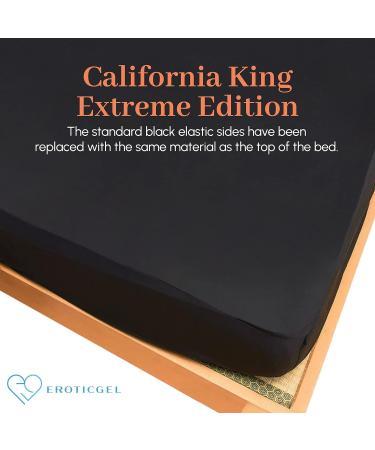 Buy Eroticgel Double Black Waterproof Massage Sheet - Hypoallergenic Oil & Silicone Safe 137x203 cm + 35 cm - International Shipping - Buy Online on GoSupps.com