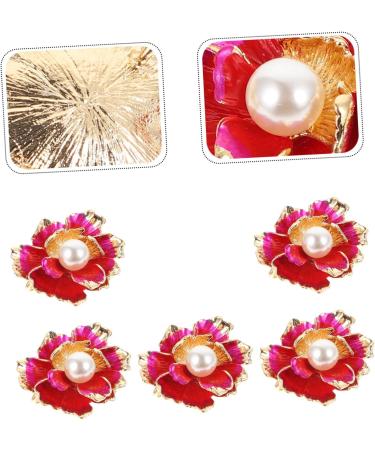 LALAFINA 5pcs Hair Accessories Hairpin Accessories Ornament Rhinestone Brooch Headdress DIY Props Pearl Bead - Buy Online on GoSupps.com