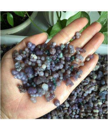 Gemstones and Crystals 50g-300g Natural Purple and Green Crystal Grape Agate Point Specimen Home Decoration QINTINYIN (Color : Grape Agate Size : 240g) 240g Grape Agate - Buy Online on GoSupps.com