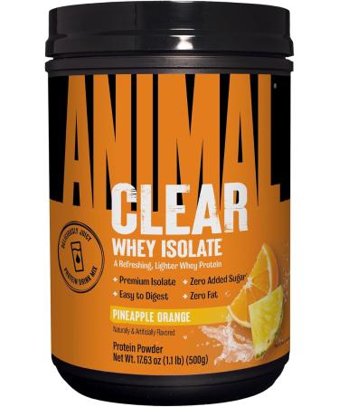 Clear Whey Isolate Protein Powder - Easy to Digest and Mix 5g BCAA Deliciously Juicy Refreshing Anytime Drink for Men and Women Pineapple Orange 500g (20 Servings) Pineapple Orange 1.1 Pound (Pack of 1) - Buy Online on GoSupps.com