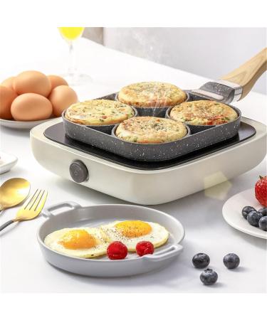 SKINII Pan Non-Stick Frying Pot Pan Steak Egg Pancake Thickened Omelet Pan Wooden Handle Pan for Kitchen Utensils - Buy Online on GoSupps.com