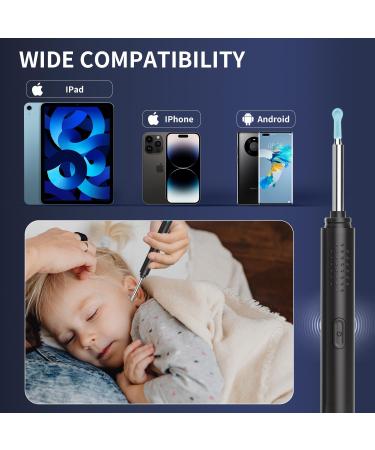 Furneet Ear Wax Removal Tool with 8 Pcs Ear Set | 1080P HD Camera and Light | Ear Cleaner Kit for iPhone, iPad, Android | Earwax Removal Kit - Buy Online on GoSupps.com