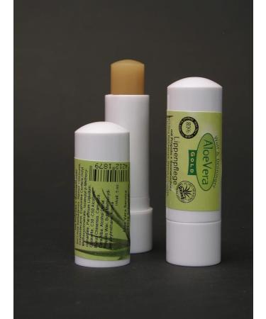Aloe Vera Gold Lip Care Stick - Pack of 5 (5 x 5 ml) | Moisturizing & Soothing Lip Balm for Dry Lips | International Shipping Available - Buy Online on GoSupps.com