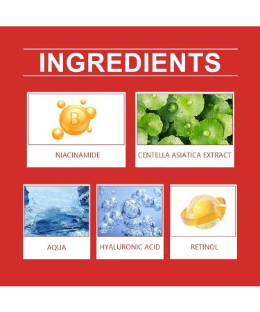 Vitamin B3 Niacinamide Serum Brightening Anti-Aging Serum Retinol B3 Anti Wrinkle Serum Hydrating Serum for Dry Skin Age Spot Remover Strengthen Skin Barrier Relieve Redness Enhance Elasticity - Buy Online on GoSupps.com