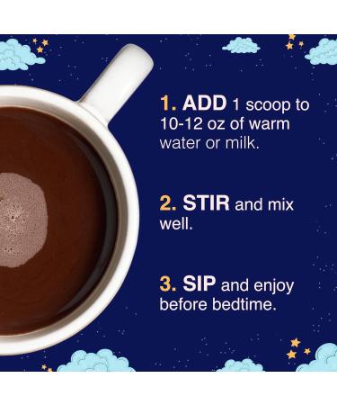 Natural Pre-Sleep Aid for Adults | Cocoa | Chamomile | Magnesium Glycinate 200mg | Vitamin B6 | Vitamin D | Gluten-Free | Zero Sugar | Non-Habit Forming | Sleep Support | 30-day Supply - Buy Online on GoSupps.com