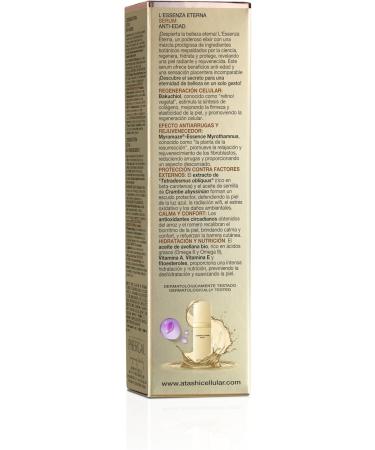  atashi Atashi | L'Essenza Eterna | Regenerating Anti-Aging Serum Booster | Anti-Wrinkle Antioxidant Nourishing and Protection against Blue Light and WIFI | With Bakuchiol and Ferullic Acid | 30 ml - Buy Online on GoSupps.com