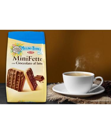 MULINO BIANCO Mini Fette - Small Italian milk chocolate coated biscuits 110g (x6) - Buy Online on GoSupps.com
