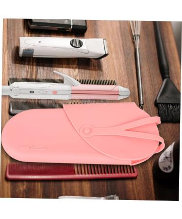 FOYTOKI Curling Iron Storage Bag Storage Organizer Universal Curling Iron Bag Curling Iron Holder Hair Styling Bag Curling Iron Carrier Hair Curler Bag Curling Iron Organizer Bag 29.50X13.50X2.00CM Pink - Buy Online on GoSupps.com