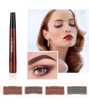 3PCS Nexavale Eyebrows 4 Fork Tips Tattoo Pencil 3D Waterproof Microblading Eyebrow Pen Eyebrow Pencils for Women Microblading Eyebrow Pen - Buy Online on GoSupps.com
