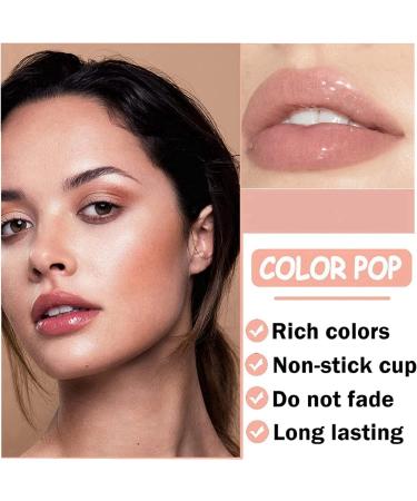 Lip Tint Balm Tinted Lip Balm Plumper Lip Gloss Nude Lip Gloss Lip Stain Long Lasting Light Color Clear Lip Plumper Liquid Lipsticks Lip Oil Lip Tint long lasting Pink Lip Gloss for Sexy Lip ((#803) - Buy Online on GoSupps.com