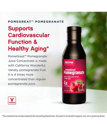Jarrow Formulas PomeGreat Pomegranate Juice 12 fl oz - Antioxidant Powerhouse - Buy Online on GoSupps.com