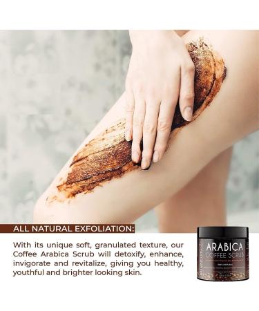 O Naturals Arabica Coffee Exfoliating Body Scrub - Anti Cellulite Dead Sea Salt Coffee Scrub for Face, Body & Feet - Best Cellulite Remover - 250 ml - Buy Online on GoSupps.com