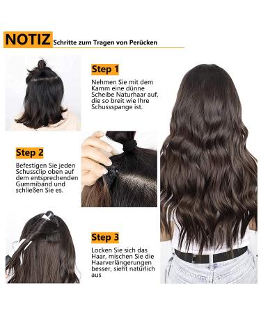 Hair Clip-In Extensions - Long Double Weft Synthetic Blonde Braid 50cm | Cheap Full Head 4-Pcs Wig with Highlights for Women - Buy Online on GoSupps.com