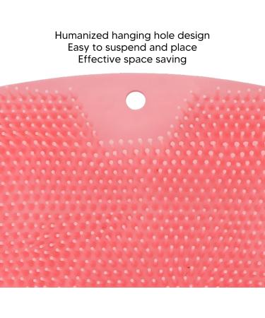 Buy Silicone Foot Brush & Shower Scrubber Multifunctional Foot Massage Device with 75 Suction Cups Pink Foot Care Mat for Better Circulation - Buy Online on GoSupps.com