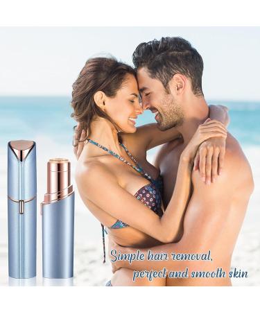 Shop Painless Facial Hair Removal for Women - Electric Razor with USB Rechargeable & 2 Replacement Heads - Buy Online on GoSupps.com