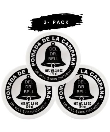 Dr. Bells Pomade - Pomada de la Campana 2.6 oz. (Pack of 3)