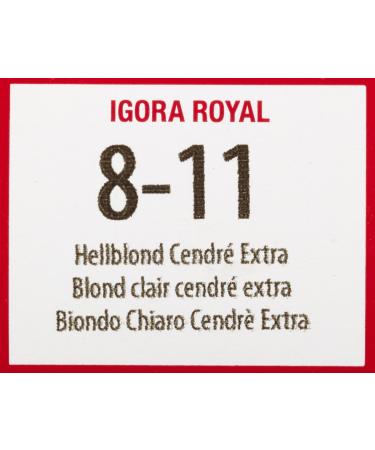 Schwarzkopf IR 8-11 60ml Hellblond Cendr Extra - Pack of 1 - Buy Online on GoSupps.com