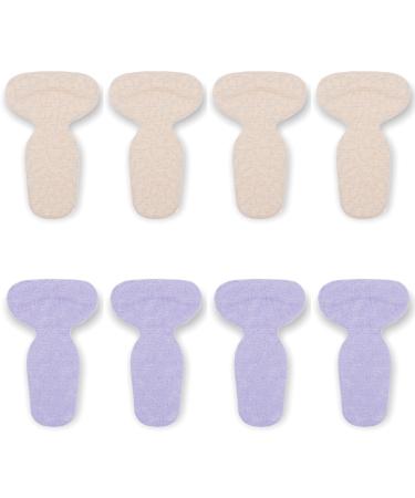 CB 4 Pairs Back Heel Pads  Heel Grips  Adhesive Silicone  Slim Inserts Insoles Liners  Blister Prevention  Heel Pain Relief  Insoles to Improve Shoes Too Big for Men & Women  Lace Lace  4 Pairs