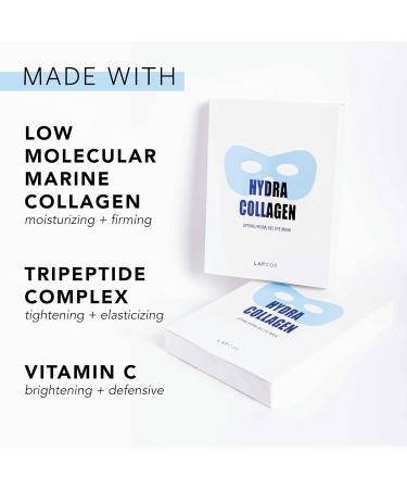 LAPCOS Collagen Under Eye Patches - Brighten, Tighten & Hydrate | 5 pack Hydrogel Eye Mask with Marine Collagen & Vitamin C - Reduce Dark Circles, Puffiness, Fine Lines & Wrinkles - Buy Online on GoSupps.com