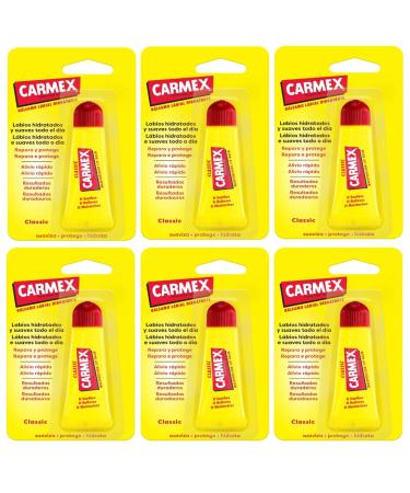 Carmex Carmex Classic Lip Balm Moisturizing Tube 10 g 6 Units
