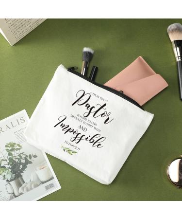 Pastor Makeup Bag - Perfect Christian Gift for Pastors | Great for Birthdays Christmas Thanksgiving & Anniversaries - Buy Online on GoSupps.com