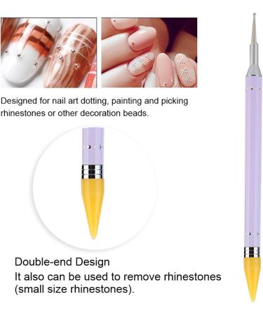 Shop Nail Art Dotting Pen - Easy to Use for Salons & Home - Purple Nail Design Tool - Buy Online on GoSupps.com