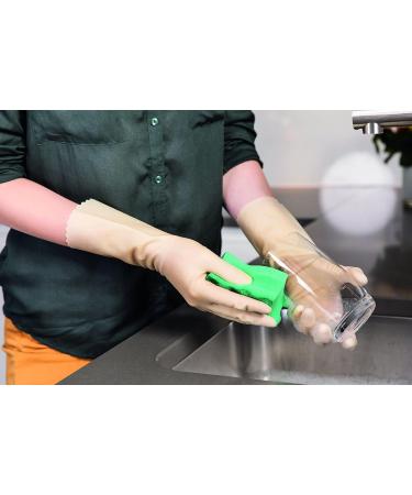 Vileda Fine Sensitive Rubber Gloves - Maximum Tactile Sensitivity Size M 1 Pair | International Shipping Available - Buy Online on GoSupps.com