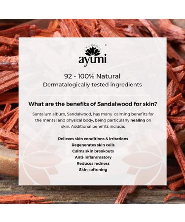 Ayumi Sandalwood & Ylang Ylang Face Scrub | Vegan Cruelty-Free Dermatologically Tested 125ml - International Shipping Available - Buy Online on GoSupps.com