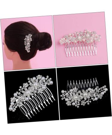 FRCOLOR Hair Accessory for Women Hair Jewels for Women Bridal Hair Clip Bride Hair Clip Pearl Hair Pin Women's Hair Clips Pearl Hair Clip Flower Hair Comb Makeup Earth Tones Miss - Buy Online on GoSupps.com