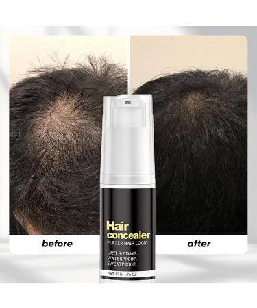 Lot de 2 correcteurs de cheveux noirs 50 g cr me de remplissage imperm able et r sistante la transpiration pour cheveux clairsem s look instantan ment plus complet pour homme et femme correcteur - Buy Online on GoSupps.com